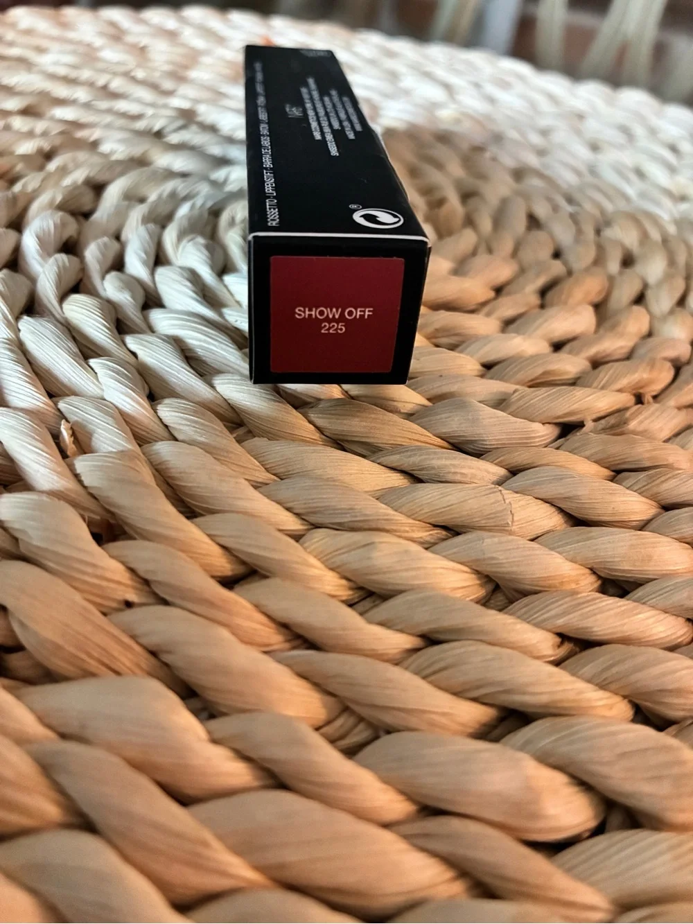 NARS Bestseller Show Off 225 (Mahogany)Afterglow Sensual Shine Lipstick, NEW $36